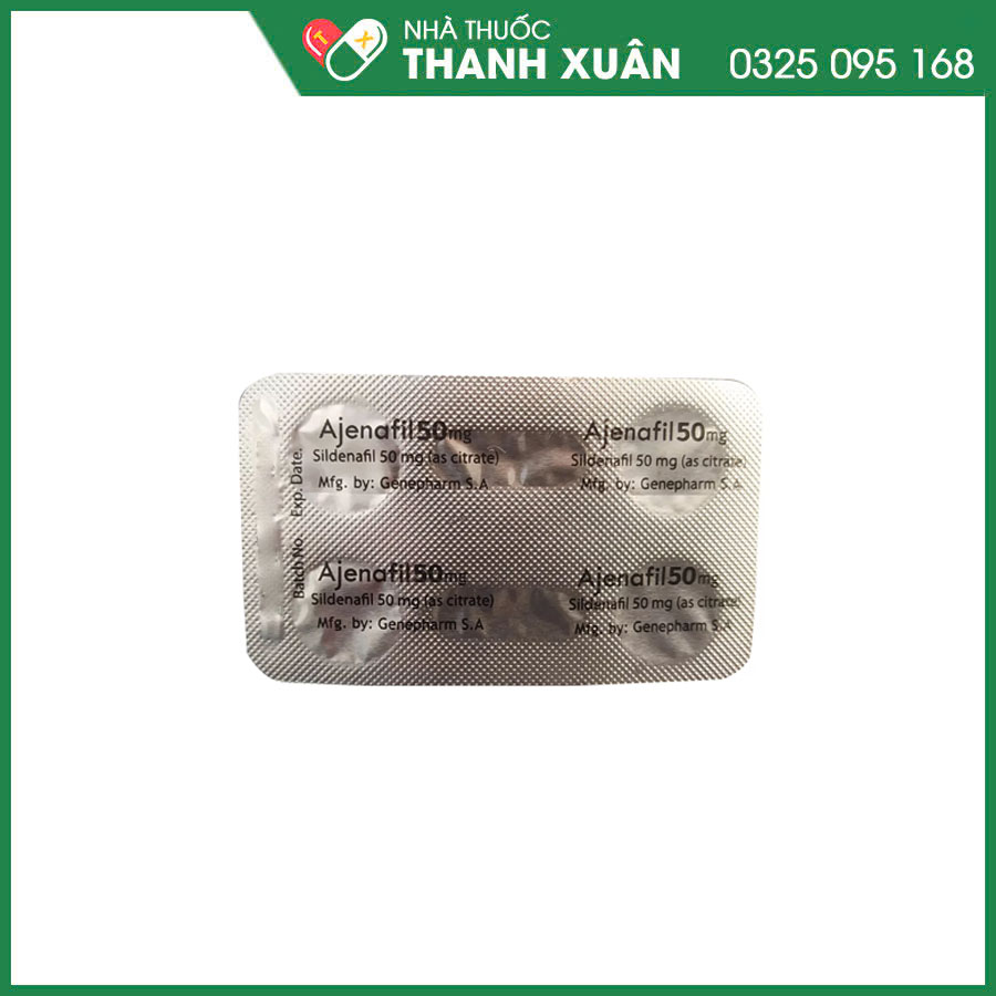 Ajenafil thuốc điều trị rối loạn cương dương ở nam giới